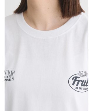 Green Parks ■　ＦＲＵＩＴ　ＯＦ　ＴＨＥ　ＬＯＯＭ　２ロゴｐｔＴＥＥ Off White