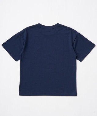 OP／FILA 【SEVEN2】カレッジロゴ半袖Tシャツ ネイビー