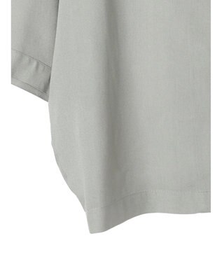 CRAFT STANDARD BOUTIQUE レーヨンワイドシャツ Sax