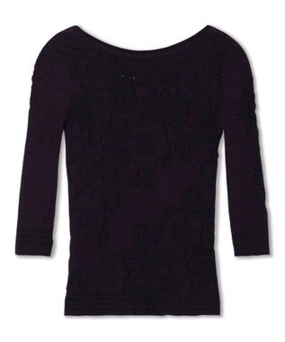 Chacott 【ノーソーイングニット】リバーシブルボートネックトップ