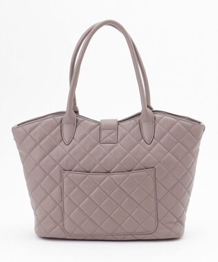 J.PRESS LADIES 【A4サイズ収納可】キルティング トートバッグ ベージュ系