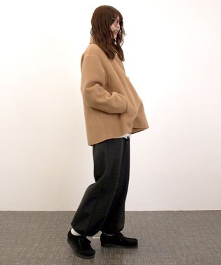 J.PRESS YORK STREET 【WOMEN】ショート ダッフルコート キャメル系