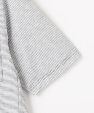 JOSEPH ABBOUD MOUNTAIN 【ゆったり】グリットワッフル アウトドアTシャツ ライトグレー系