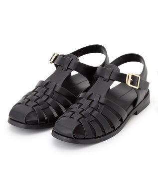 23区 グルカ サンダル ブラック系