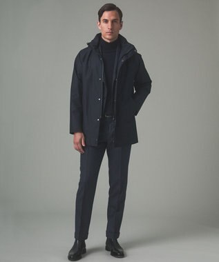 GOTAIRIKU 【尾州】カシミヤブレンド定番ヘリンボーン ジャケット(2024年モデル) ネイビー系8