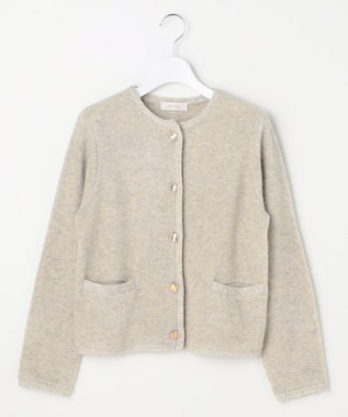 Feroux ブークレー ニット ジャケット アイボリー系