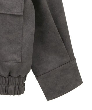 Green Parks ・ＥＬＥＮＣＡＲＥ　ＤＵＥ　スエードポンチブルゾン Charcoal Gray