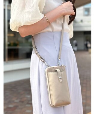 LA BAGAGERIE 【MONICA】バイカラー スマホショルダー