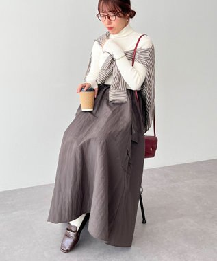 CRAFT STANDARD BOUTIQUE 洗える/とてもちリブタートルネックニットプルオーバー/24AW Ivory