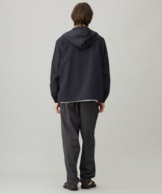 UNFILO MENS 耐久撥水 ライトフードブルゾン ネイビー