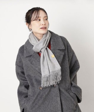 MOONBAT WEB限定【洗える】ミエル (miel) カシミヤ100％ プレーンマフラー