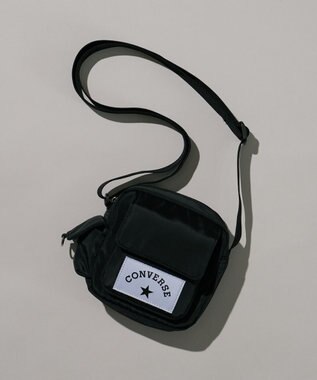 WEGO 【CONVERSE/ユニセックス着用ITEM】別注CONVERSEミニショルダーバッグ ブラック