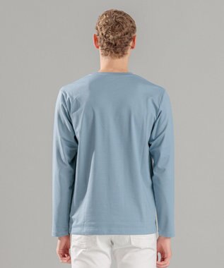 JOSEPH HOMME コンパクトストレッチジャージー　クルーネックカットソー スカイブルー系