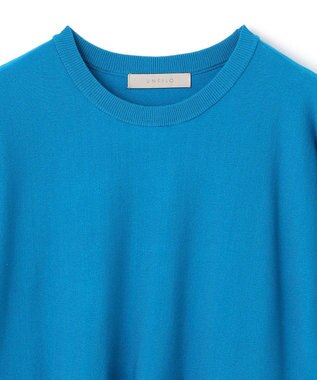 UNFILO マイビューティニット ペプラム ブルー