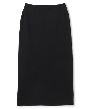 UNFILO ナローライン ニットスカート ブラック