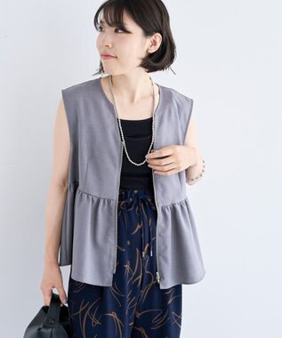 Green Parks ・Ｐｅｔｉｔ　Ｆｌｅｕｒ　レイヤードタンク Black