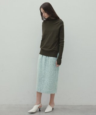 BEIGE， KOCHIA / ファージャカードIラインスカート Sage