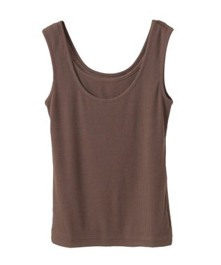 Green Parks ・Ｐｅｔｉｔ　Ｆｌｅｕｒ　レイヤードタンク Brown