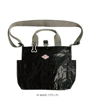 ROOTOTE 1128【BUDDY:タープ素材】SN.スクエア.ドッグ.バディ-A 01：ブラック