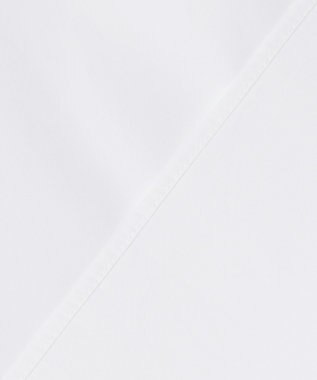 BEIGE， 【洗える】PERRY / コットンロールカラープルオーバーブラウス White