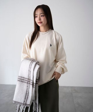 WEGO 【WEB限定/ユニセックス着用ITEM】別注USPOLOワンポイントPO オフホワイト