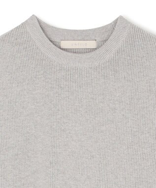 UNFILO 【洗える】サイドボタンニットベスト グレー