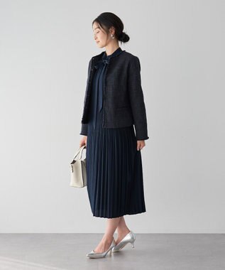 YECCA VECCA ツイードジャケット(1) Navy