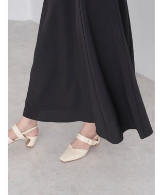 earth music&ecology バックレースアップスカート Dark Brown