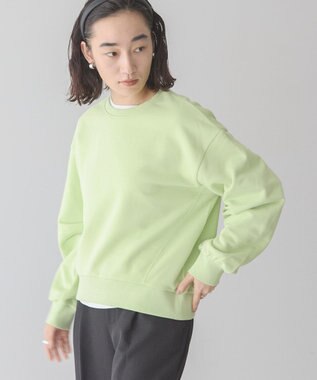 AMERICAN HOLIC タックスリーブスウェット Lime Green