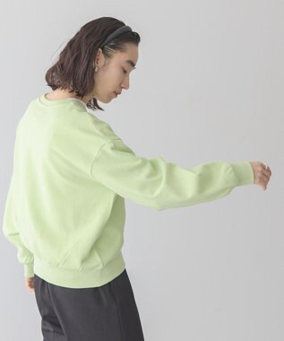 AMERICAN HOLIC タックスリーブスウェット Lime Green