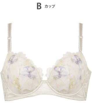 Wing ブラジャー 背中の段差をスムージング バストの脇流れをブロック 脇高設計(バック) 【後ろ姿きれいブラ】 ブラ KB2718 ウイング／ワコール シェルベージュ