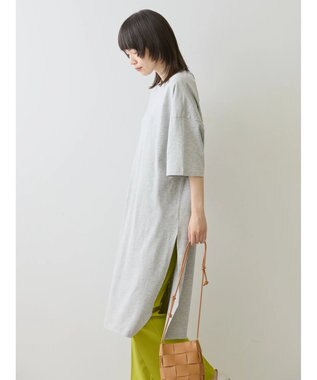 AMERICAN HOLIC サイドスリットカットワンピース2 Light Gray Mixture