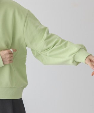 AMERICAN HOLIC タックスリーブスウェット Lime Green