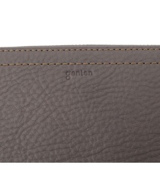 genten リラサート 長財布 グレー