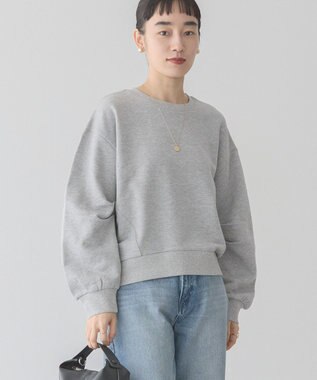 AMERICAN HOLIC タックスリーブスウェット Light Gray Mixture