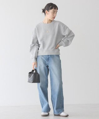 AMERICAN HOLIC タックスリーブスウェット Light Gray Mixture
