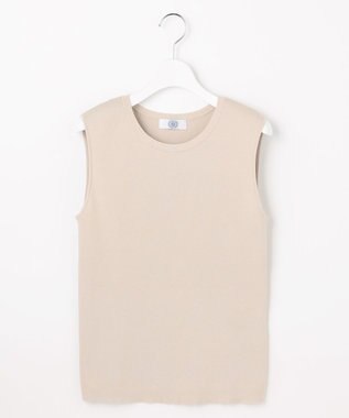 J.PRESS LADIES FINE COTTON SLEEVELESS タンクトップ グレージュ系