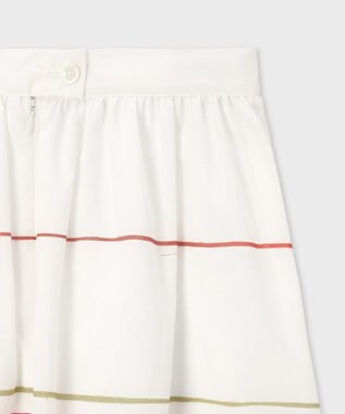 Paul Smith Cairo Stripe Chalk プリント スカート マルチカラー