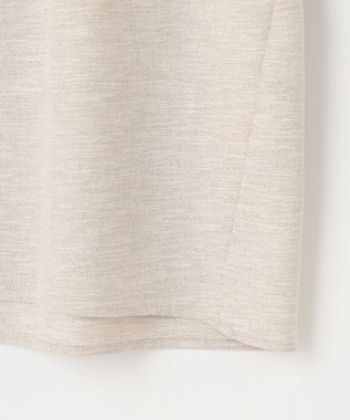 23区 【WEB限定カラーあり/洗える】スムースデザイン コンビ カットソー ベージュ系