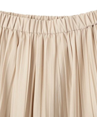 AMERICAN HOLIC 【選べる丈】シアープリーツスカート Beige
