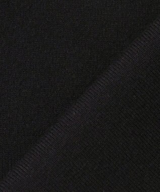 uncrave スウェットライクニット スキッパートップス ブラック