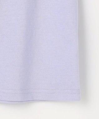 ANY KIDS 【綿100%】ドロップショルダーミラクルスパンコールTシャツ サックスブルー×ケーキ