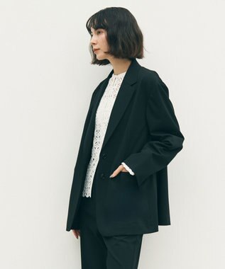 UNFILO L マイビューティ オーバージャケット ブラック