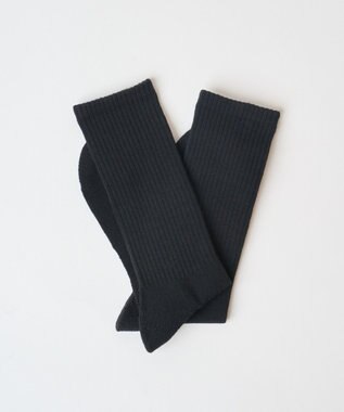 WEGO カラーパイルソックス（R） ブラック