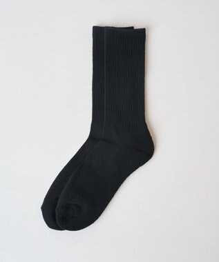 WEGO カラーパイルソックス（R） ブラック