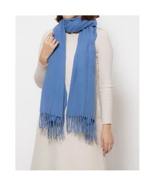 UNBILLION カシュネ cache nez / ツイル無地ストール ブルー