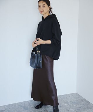 23区 ラウンドトゥ ショート ブーツ ブラック系