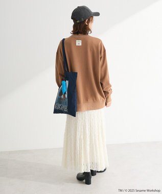 Green Parks セサミストリートミーツフルーツオブザルーム　スウェット Brown