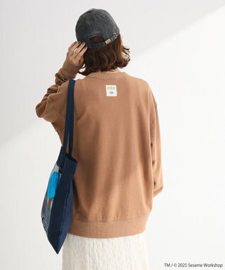 Green Parks セサミストリートミーツフルーツオブザルーム　スウェット Brown