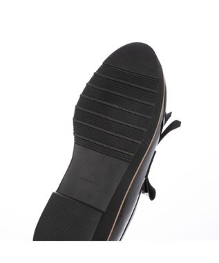 MODE ET JACOMO <carino>【レイン対応】【2WAY】厚底タッセルローファー ブラック